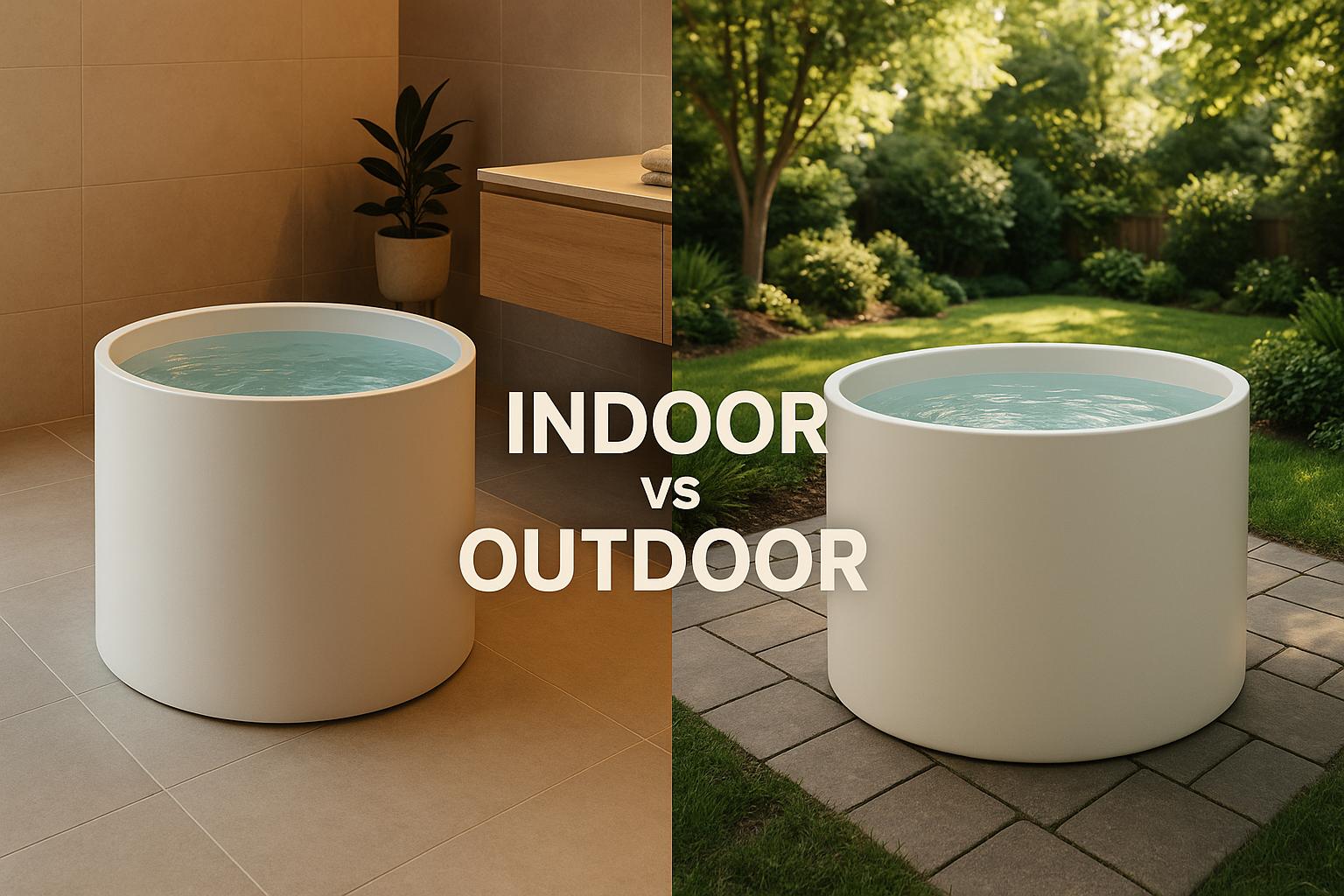 Indoor vs Outdoor Cold Plunge Tubs - ColdPlungeTubs.com
