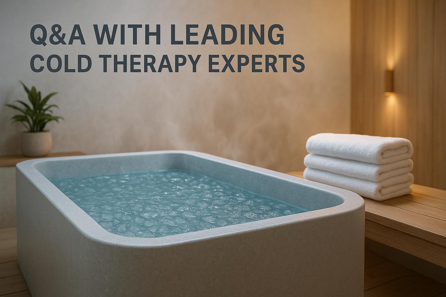 Q&A with Leading Cold Therapy Experts - ColdPlungeTubs.com